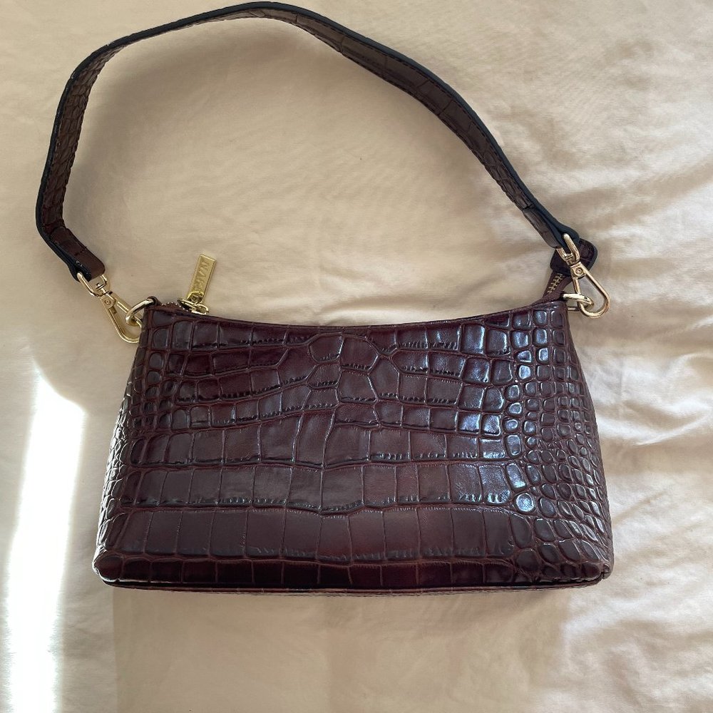 Naked Vice Brown Crocodile Purse